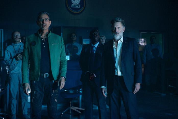 Jeff Goldblum e Bill Pullman in una scena del film