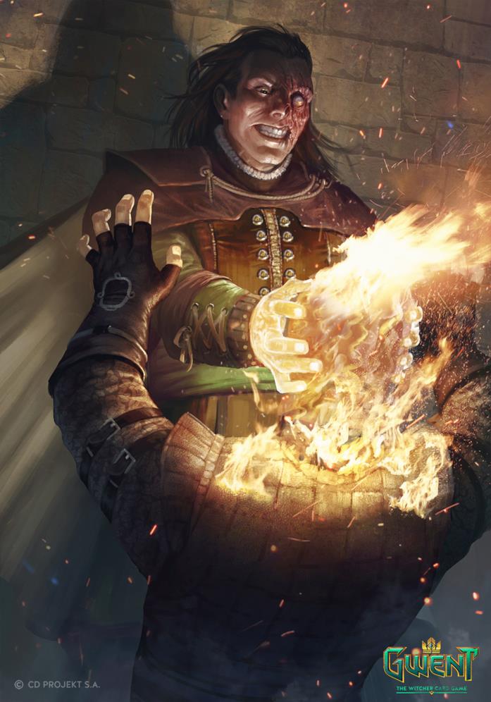 Vilgefortz Vilgefortz nel Gwent, il gioco di carte di The Witcher