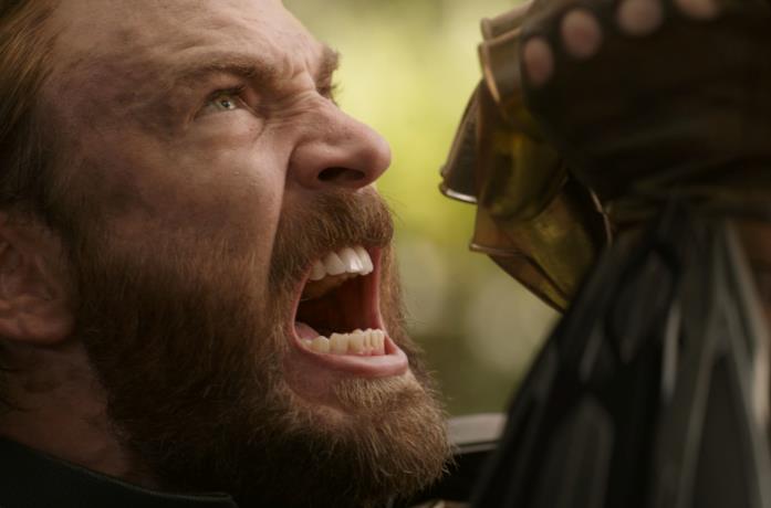 Cap lotta contro Thanos in Avengers: Infinity War