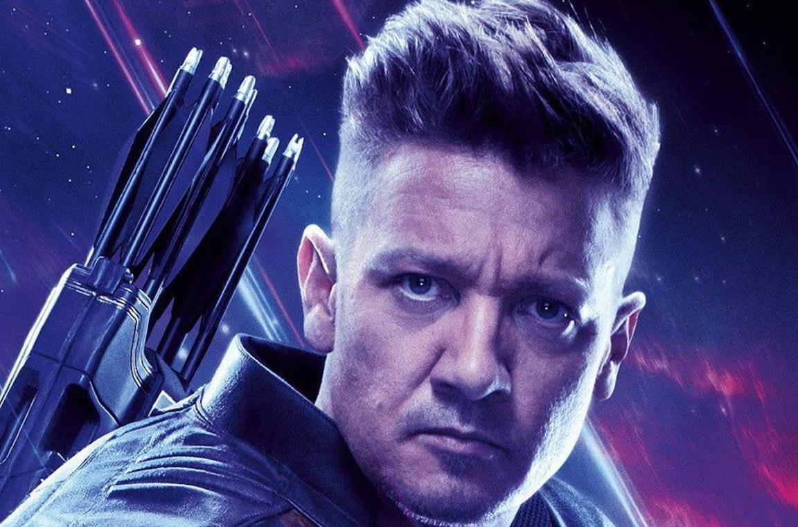 Un primo piano di Hawkeye