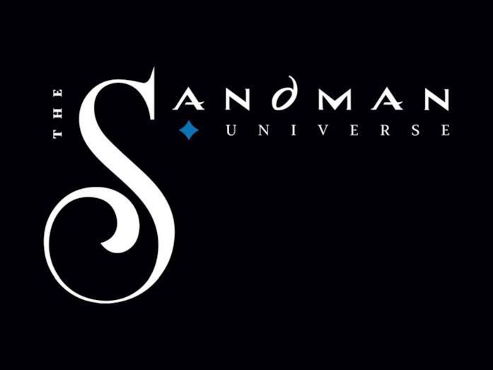 Immagine del logo di The Sandman Universe su sfondo nero