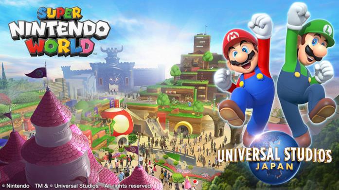 Super Mario prende vita al Super Nintendo World di Osaka Super Nintendo World apre il 4 febbraio in Giappone