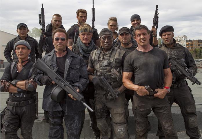 Il cast de I Mercenari 3