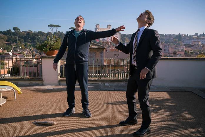 Una scena di Euforia Valerio Mastandrea e Riccardo Scamarcio