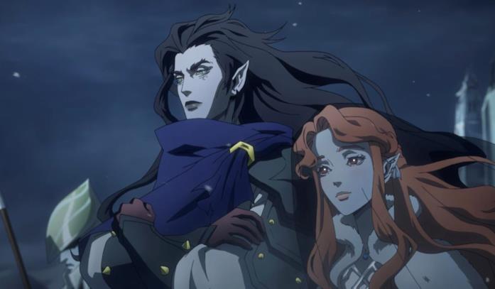 La recensione della terza stagione di Castlevania Una scena tratta dalla serie di Castlevania