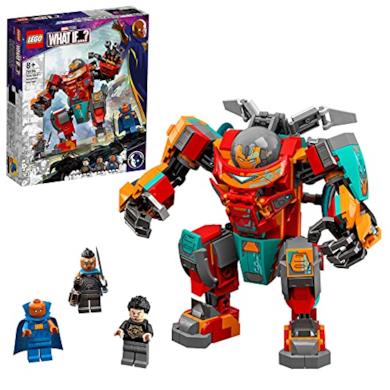 LEGO 76194 Marvel Tony Stark’s Sakaarian Iron Man Action Figure to Transformer Car Toy for Kids Aged 8