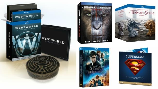 Alcune delle proposte Warner Bros. per il Natale 2017