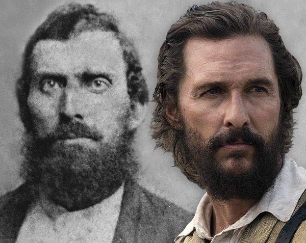 Free State of Jones: la storia vera di Newton Knight che ha ispirato il film I primi piani di Newton Knight e Matthew McConaughey