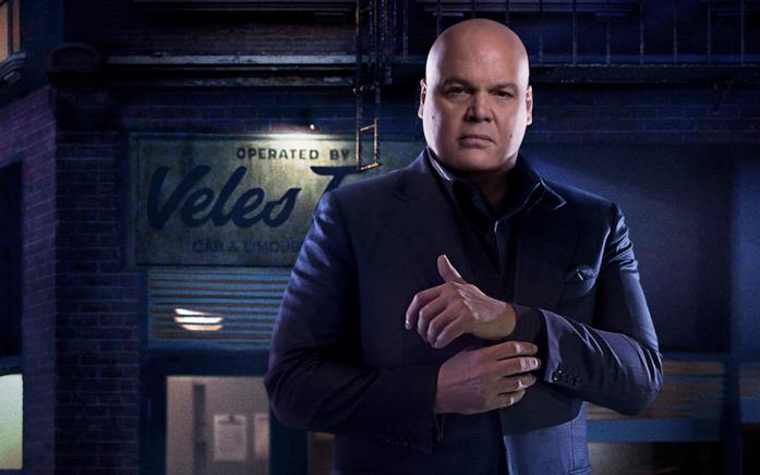 Vincent D'Onofrio vorrebbe Kingpin in un prossimo film di Spider-Man del MCU Kingpin in un'immagine promozionale di Daredevil