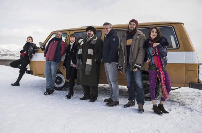Il cast di Hotel Gagarin