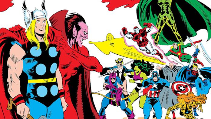 Chissà se Mefisto affronterà mai davvero gli Avengers? Dettaglio della cover di Mephisto Vs. The Avengers