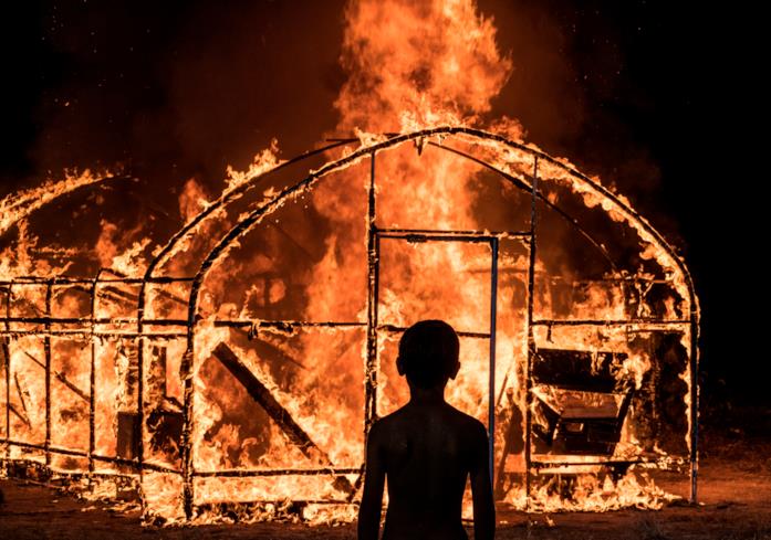 Burning Una scena di Burning