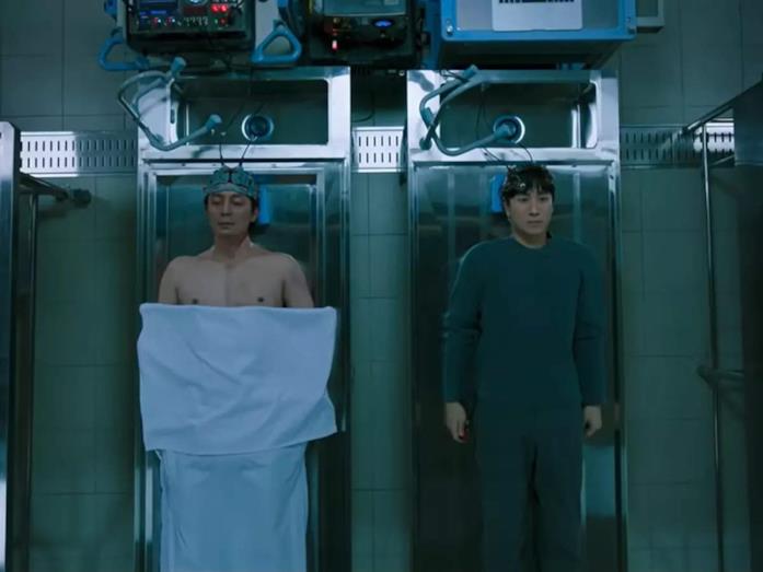 Una scena da Dr. Brain Il protagonista di Dr. Brain intento a fare uno dei suoi "esperimenti"