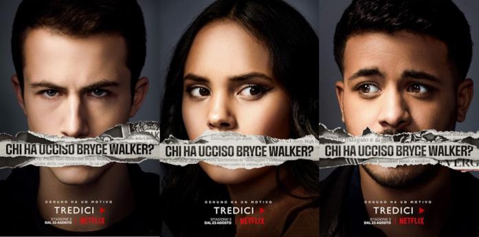 Tredici, stagione 3: Chi ha ucciso Bryce Walker? Tredici: i poster della stagione 3
