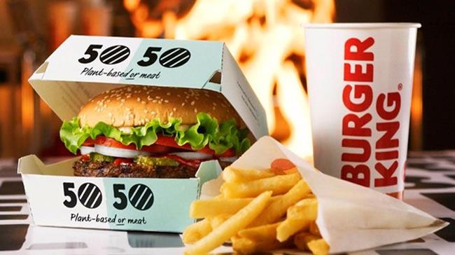 Burger King Svezia: menu 50/50
