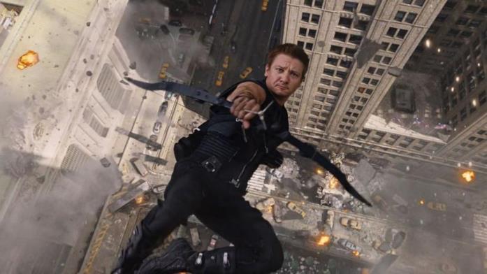 Occhio di Falco in una immagine del film The Avengers