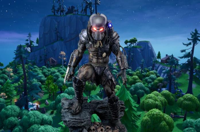 La skin di Predator in Fortnite Battaglia Reale