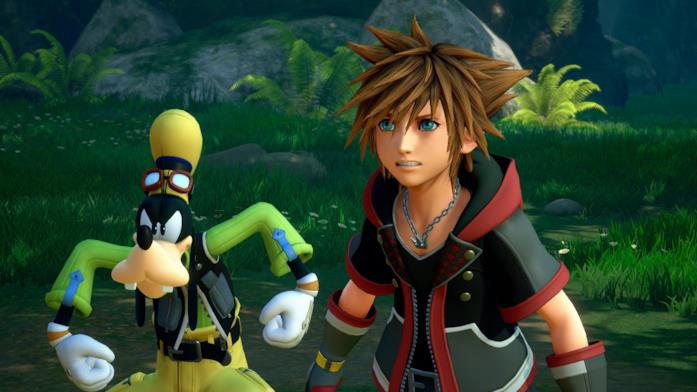 Pippo e Sora, due dei protagonisti di Kingdom Hearts 3