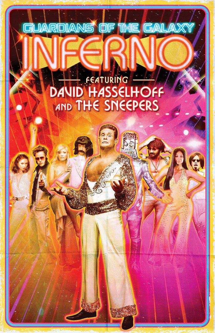 Poster Guardians Inferno David Hasselhoff in Guardians Inferno