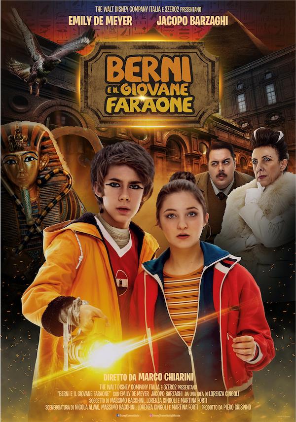Il poster di Berni e il Giovane Faraone La locandina ufficiale del film evento Berni e il Giovane Faraone
