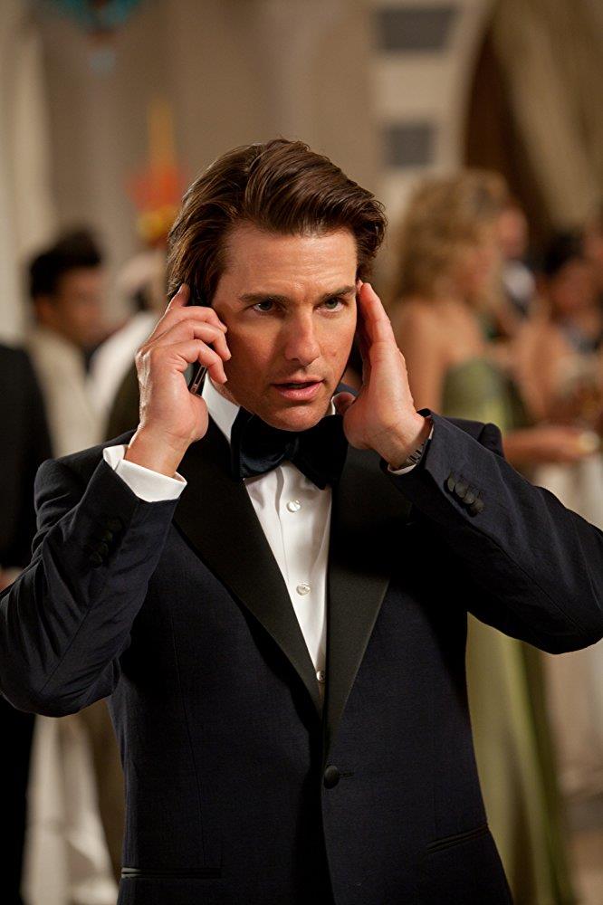 Tom Cruise è l'agente segreto Ethan Hunt Tom Cruise in Mission: Impossible - Protocollo Fantasma