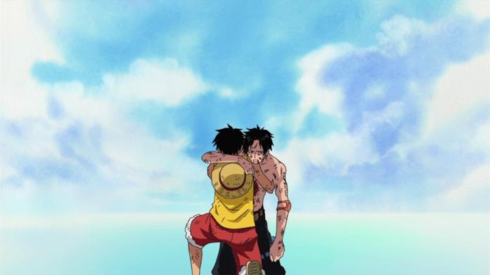 One Piece Ace morte One Piece Ace Rufy