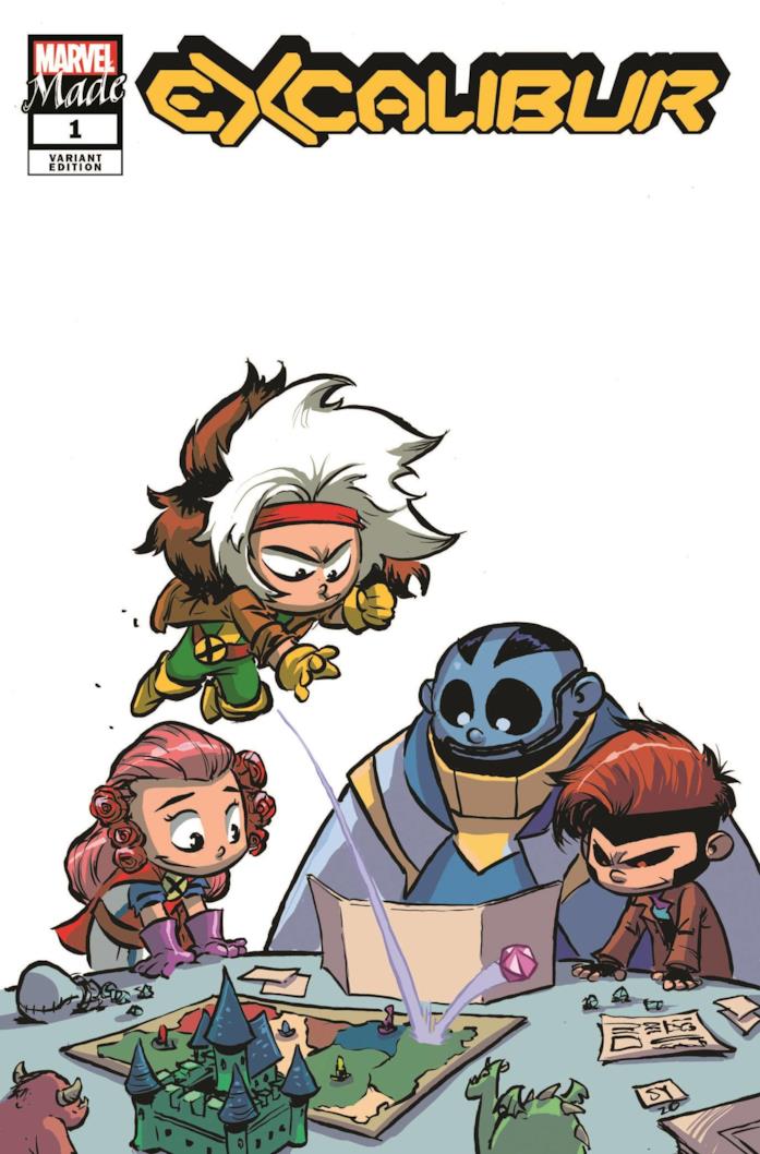 La cover del numero 1 di Excalibur per Marvel Made Marvel Made: un bundle offre tanti oggetti in tiratura limitata