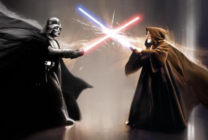Darth Vader vs Obi-Wan Kenobi