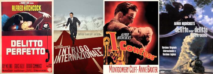 I 4 film della Hitchcock Vinyl Collection Le locandine dei film contenute nella Vinyl Collection di Alfred Hitchcock