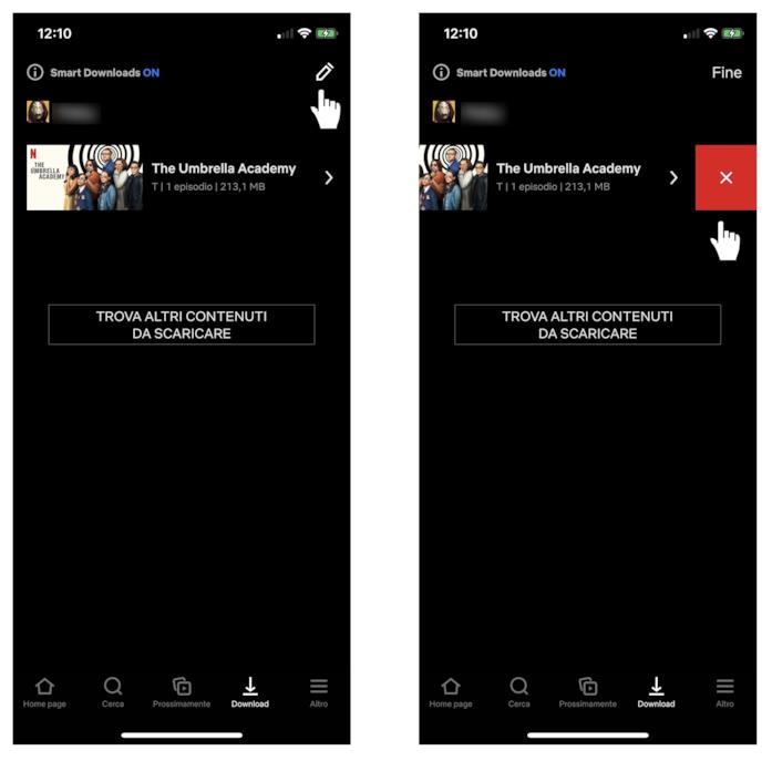 Come cancellare i contenuti Netflix scaricati in locale La sezione Download di Netflix