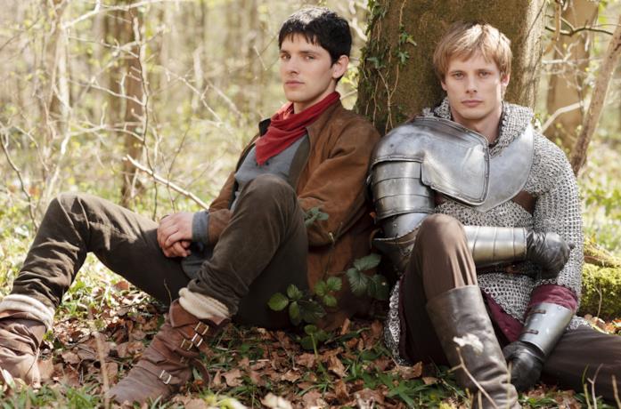 Colin Morgan e Bradley James sono Merlin e Arthur