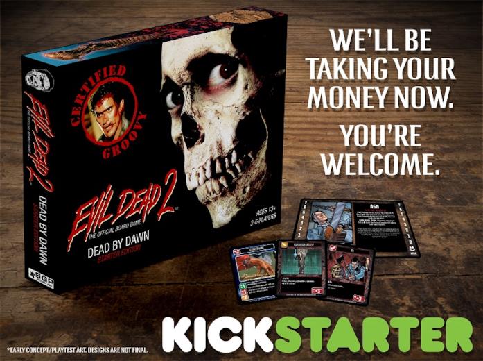 Il gioco di Evil Dead 2 Il gioco in scatola Evil Dead 2