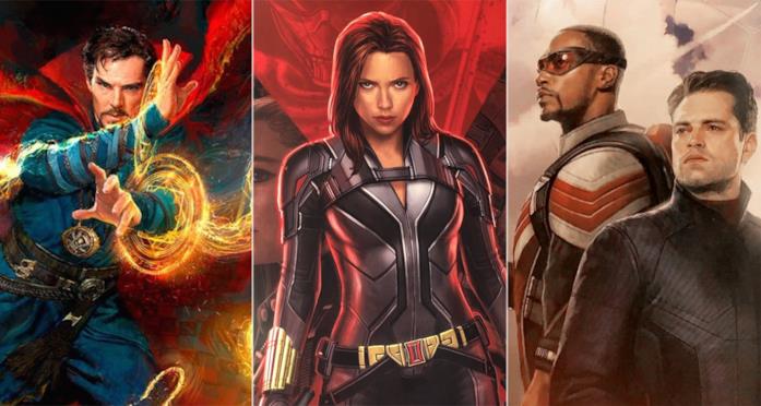 Doctor Strange, Vedova Nera, Falcon & The Winter Soldier