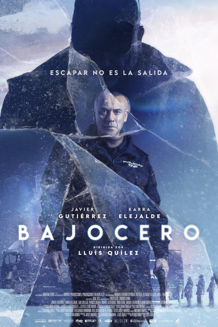 Poster ufficiale di Sotto lo zero Sotto lo zero, il thriller spagnolo di Netflix