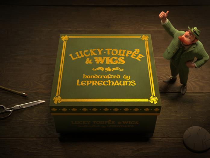 Lucky toupee corto Lucky toupee Short Circuit