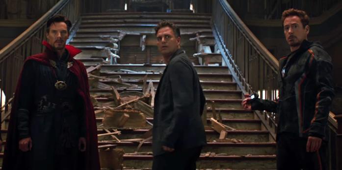 Doctor Strange, Bruce Banner e Tony Stark Banner con Strange e Stark