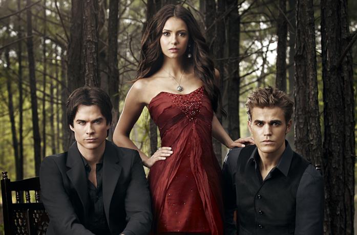 I protagonisti di The Vampire Diaries: Paul Wesley, Nina Dobrev, Ian Somerhalder