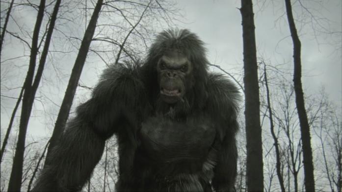 Il Bigfoot in un film del 2012 Un'immagine del Bigfoot nel film di Bruce Davison