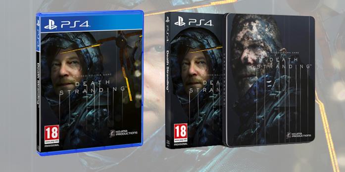 Death Stranding: tutte le novità dal Comic-Con La confezione standard e la steelbook di Death Stranding