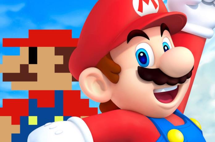 Super Mario ieri e oggi