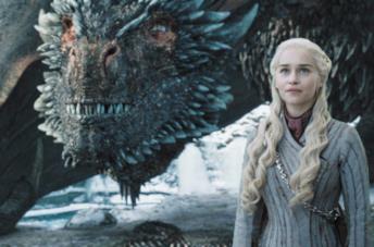 Daenerys e Drogon in Game of Thrones