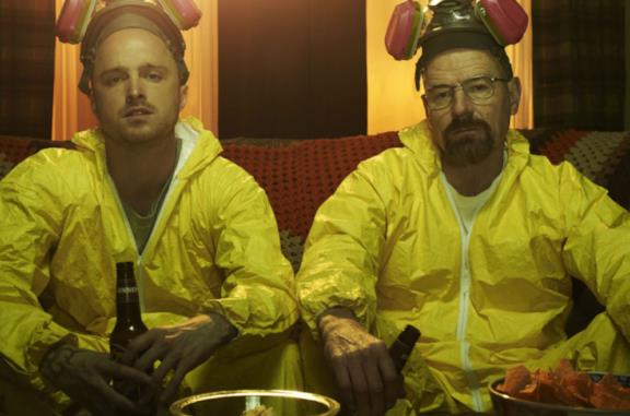 Una scena tratta dalla serie TV Breaking Bad