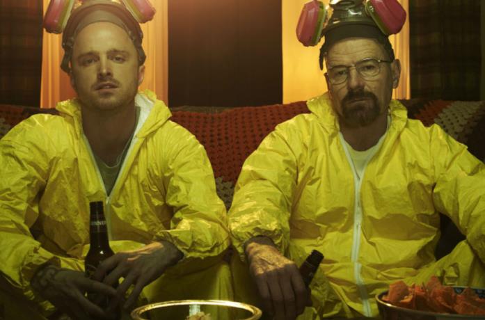 Una scena tratta dalla serie TV Breaking Bad