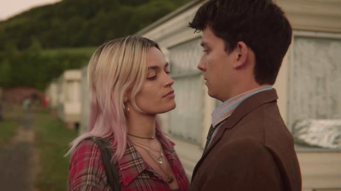 Otis e Maeve nella prima stagione di Sex Education I protagonisti di Sex Education: Maeve e Otis