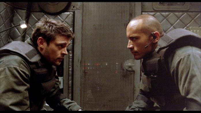 Il film DOOM del 2005 Una scena di DOOM, film ispirato al videogame