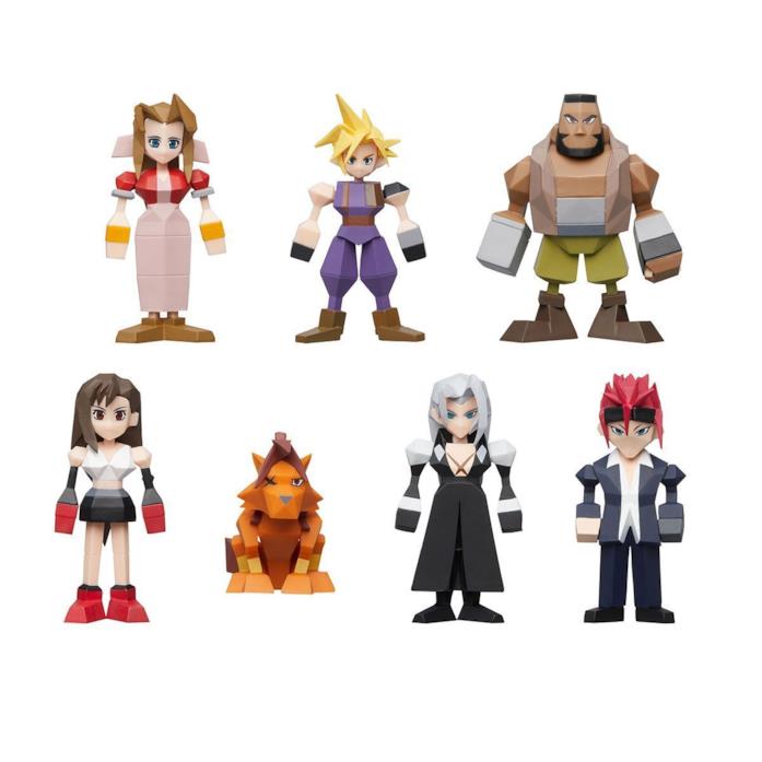 Final Fantasy VII classic figures FF VII polygon figures