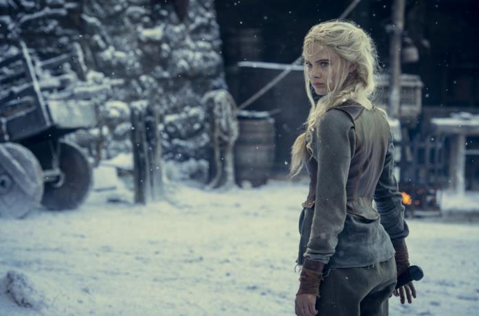 Freya Allan è Ciri nella prima immagine dalla seconda stagione di The Witcher