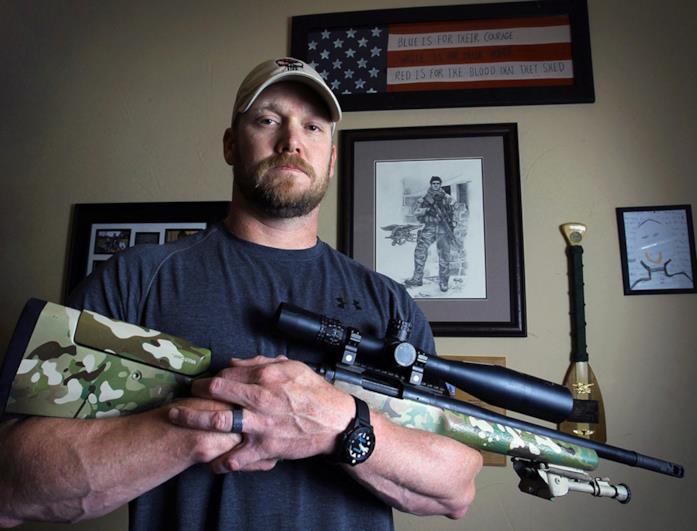 Chris Kyle, il cecchino USA Chris Kyle in una foto