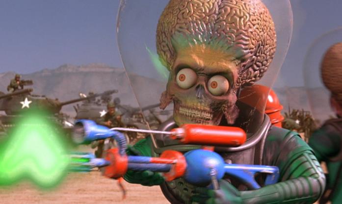 Uno dei marziani bellicosi di Mars Attacks!