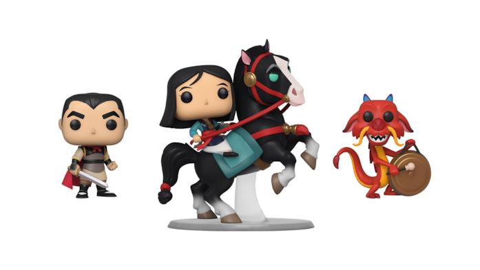 I Funko Pop di Li Shang, Mulan e Mushu